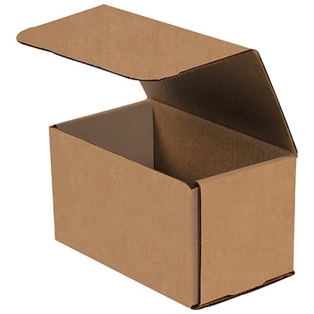 Bsc Preferred 7 x 4 x 4'' Kraft Corrugated Mailers, 50PK BUY00039232